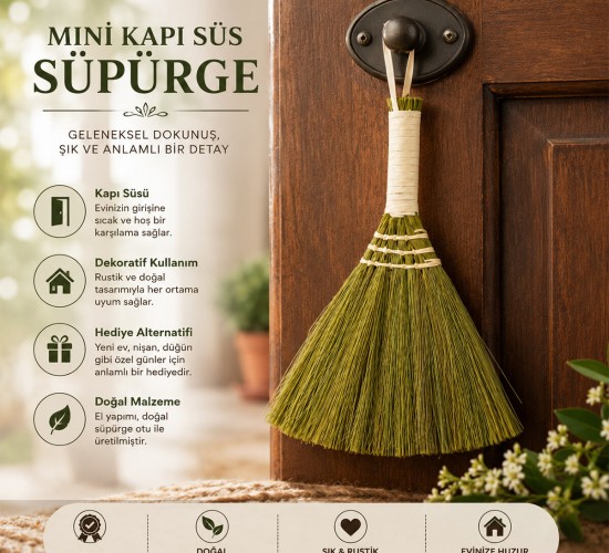 BAROTTİ DMR-10262 KAPI SÜS & SÜPÜRGE ( HASIR SAPLI )*240
