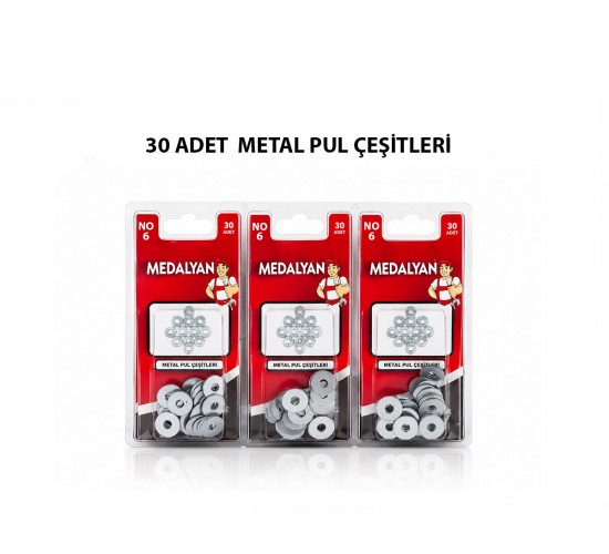 MEDALYAN DL-42 ( 3/16 ) METAL PUL ( 30PCS )*12X12