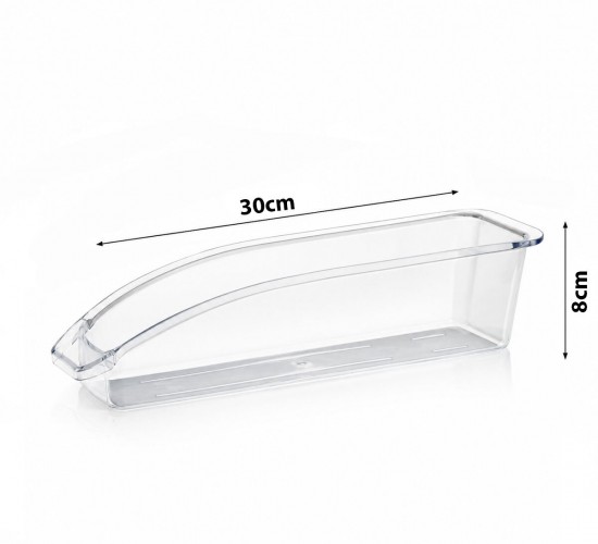 URVE UR-3580 ( 30X8CM ) ( ŞEFFAF) ( DÜZENLEYİCİ ) PLASTİK MİKA MODÜLER ÇOK AMAÇLI ORGANİZER*24=K
