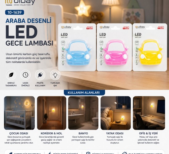 ULBAY GC-10 ULBAY ( ARABA ) ( 0.1W ) GECE LAMBASI*10X24