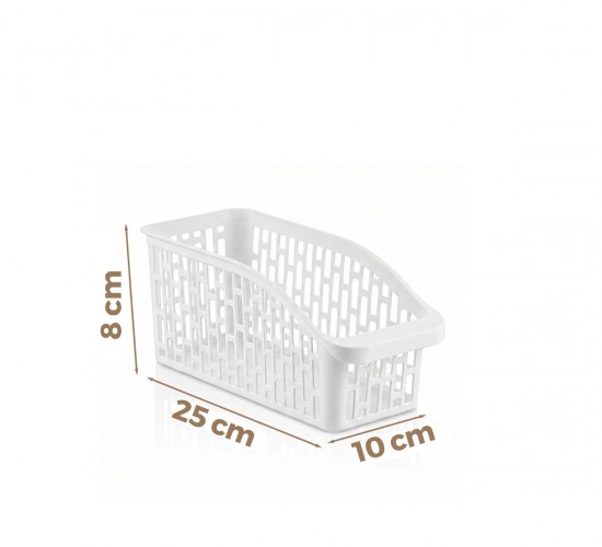 URVE UR-3561 ( 25X10X8CM ) ( BEYAZ ) ( MINI ) ( DÜZENLEYİCİ ) PLASTİK ÇOK AMAÇLI ORGANİZER*60=K