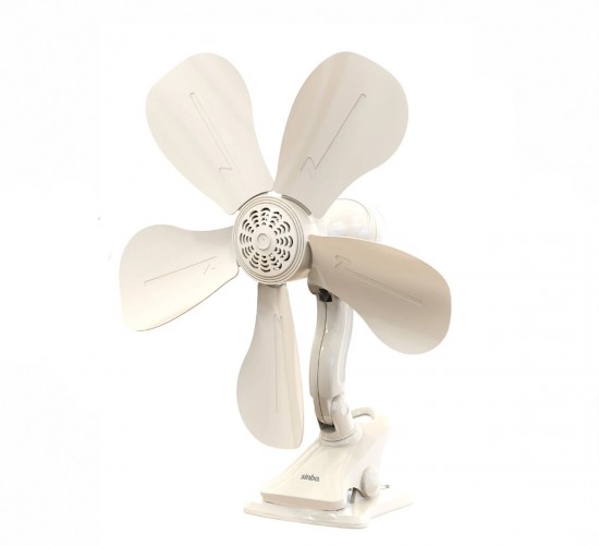 SİNBO SF-7707 MASA ÜSTÜ VANTİLATÖR ( KLİPSLİ ) ( 5-BEYAZ PLASTİK KANAT ) ( AYARLANABİLİR & FONKSİYONEL KULLANIM ) 100W*6=K