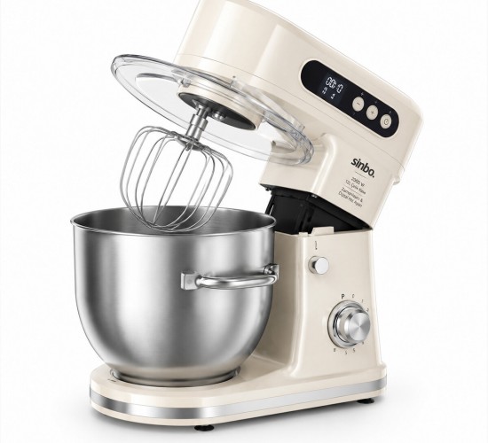 SİNBO SMX-2779 STANDLI MİKSER & BLENDER SETİ ( HAMUR YOĞURUCU & ÇIRPICI & KARIŞTIRICI ) (  8KADEM. HIZ AYAR )( 12LT HAZNE )( 2000W )*1