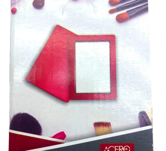 ÇELİK AYNA-197 ACERO ( BÜYÜK & DİKDÖRTGEN ) ( CEP & ÇANTA ) MAKYAJ AYNASI (8,5X11,5CM)*12X12