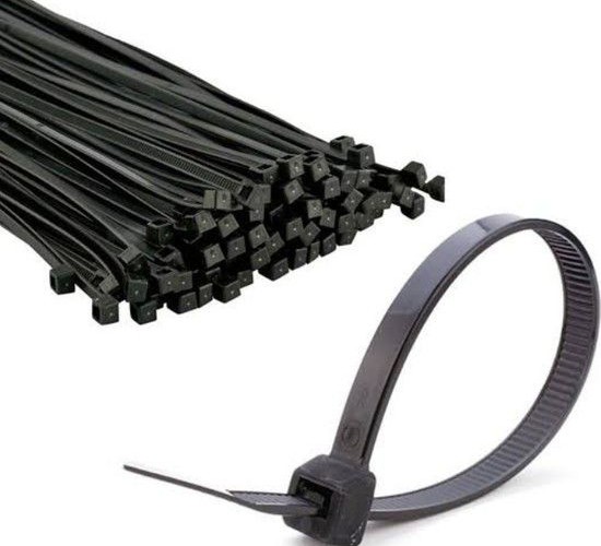 3,6*200 MM CIRT KELEPÇE  100 ADET SİYAH