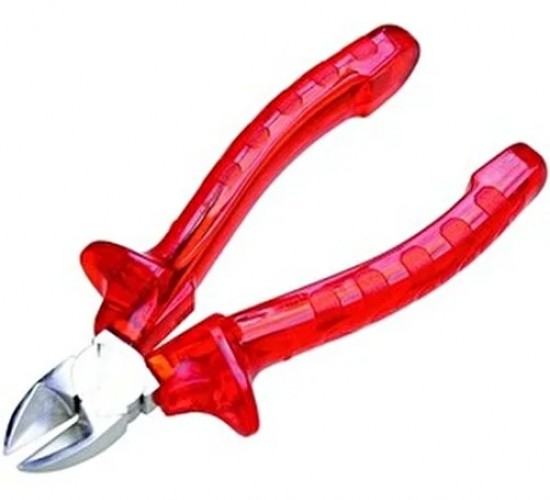 ÇELİK YAN KESKİ ŞEFFAF KIRMIZI 160 MM*12X