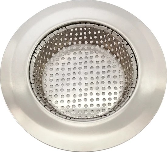 AKSESUAR PASLANMAZ LAVABO EVYE SÜZGECİ 11 CM BÜYÜK BOY