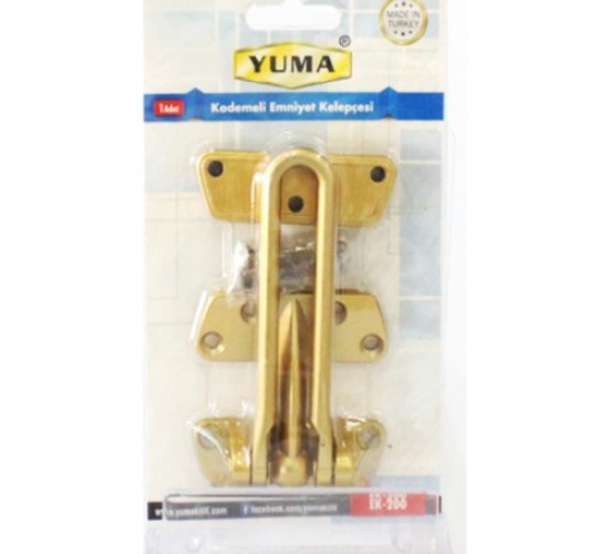 YUMA KİLİT EMNİYET KELEPÇESİ KADEMELİ SARI