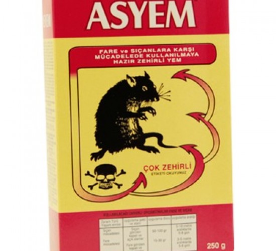 ASYEM BUĞDAY FARE YEMİ ZEHRİ 250 GR