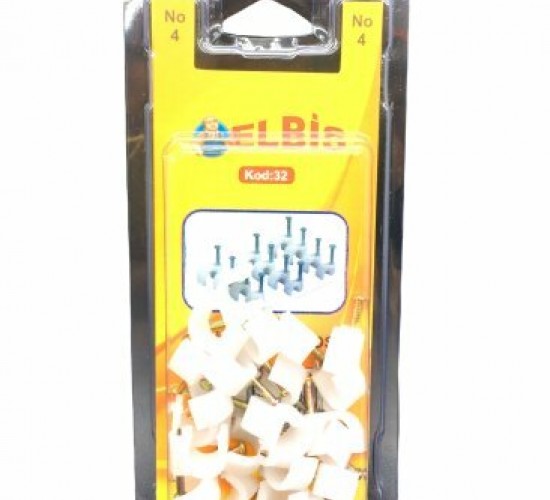 ELBİS-32 NO-4 ÇELİK ÇİVİLİ KROŞE *12X24
