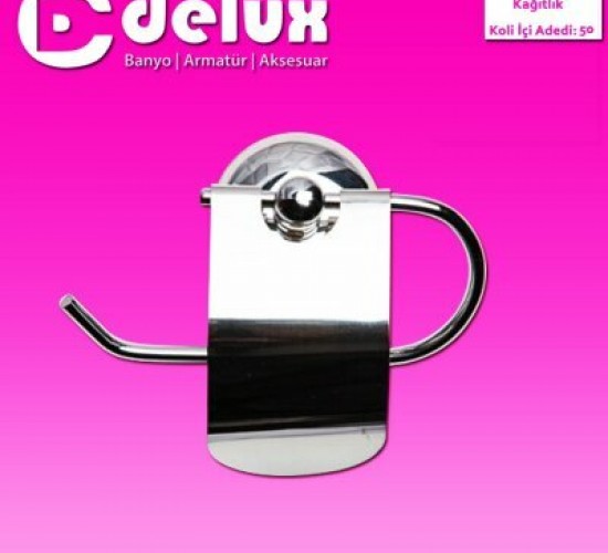 DELUX BANYO AKS-203D DİL KAPAKLI WC KAĞITLIK*50