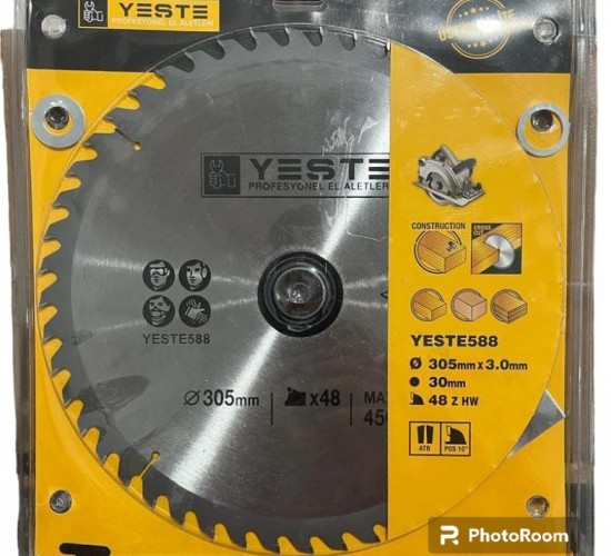 YESTE AHŞAP VE SUNTA KESİCİ 305*48T*30 mm 588