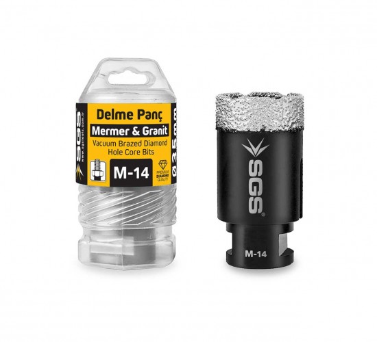 SGS MERMER & GRANİT DELME PANÇ M14 - 65 MM SGS2747