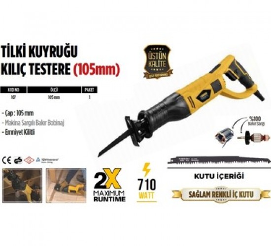 MEŞEM TİLKİ KUYRUĞU TESTERE (105 MM ) 107