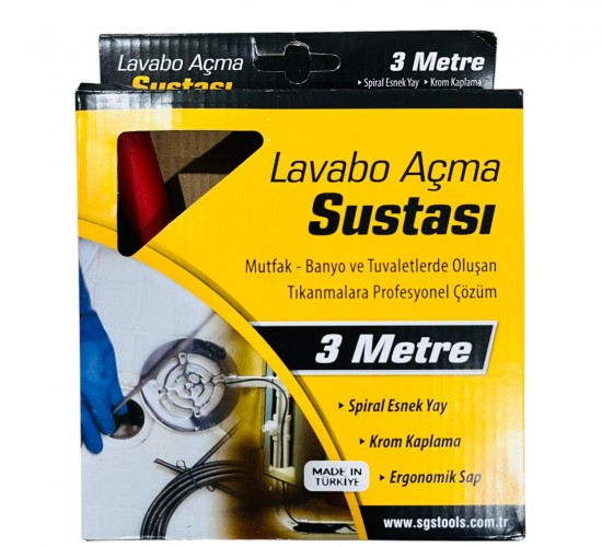 SGS LAVABO AÇMA SUSTASI (3MT)  SGS971