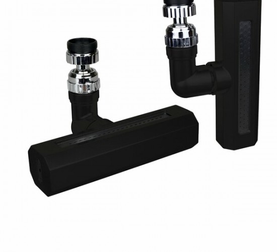 KINETEX KTX-3288 ( SİYAH ) ( GENİŞ & ŞELALE ) ( 4 FONKSİYONLU  & 360° OYNAR BAŞLIK ) PERLATÖR MUSLUK UCU*100
