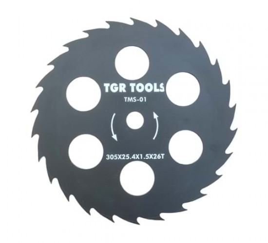 Tms-01 Tgr Tools Tırpan Testere 26T 305Mm - Delikli