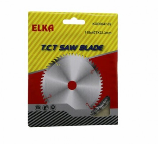 ELKA-0047-92 TCT SAW BLADE ( 115X40TX22.23MM ) ( AĞAÇ ) SUNTA KESİCİ DİSK*400