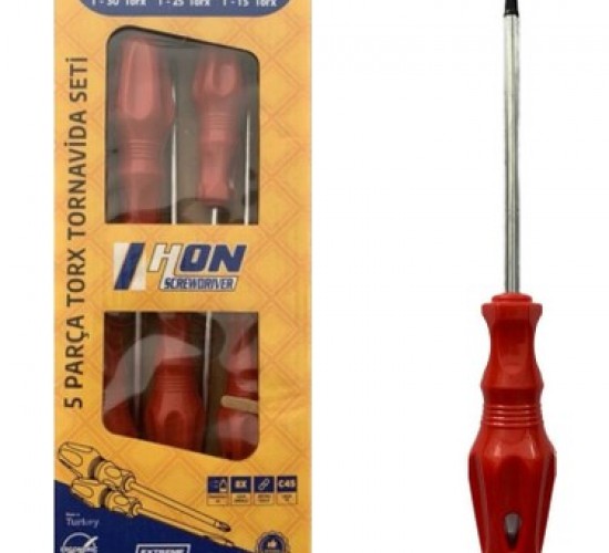 HON 5 PARÇA TORX TORNAVİDA SETİ