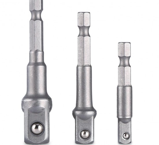 SGS LOKMA ADAPTÖRÜ 3 LÜ SET 1/2-1/4-3/8 (HEX PLUS) SGS1837