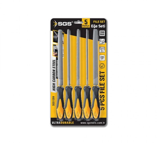 SGS 5 PARÇA EĞE SETİ 8''-200 MM SGS1359