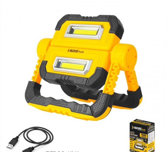 SGS ŞARJLI LED ÇALIŞMA LAMBASI-POWER BANK 1000 LÜMEN 3.7 VOLT/ 5000 mAh SGS5057
