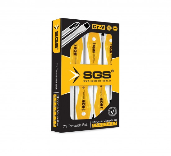SGS 7 Lİ TORNAVİDA SETİ (YELLOW SERIES) SGS1040