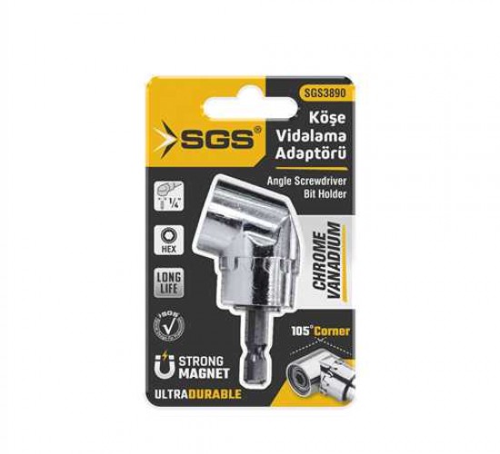 SGS KÖŞE VİDALAMA ADAPTÖRÜ KISA SGS3890