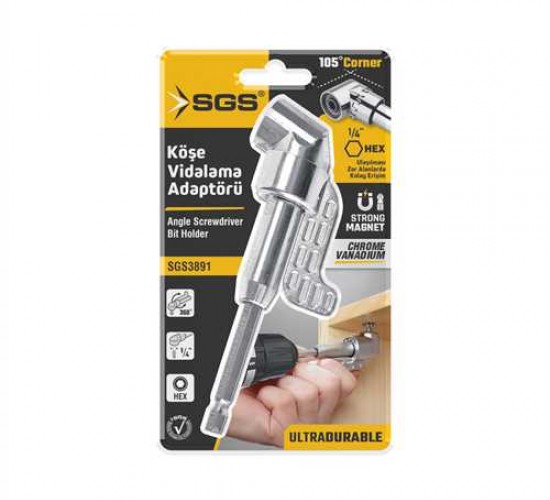 SGS KÖŞE VİDALAMA ADAPTÖRÜ UZUN SGS3891
