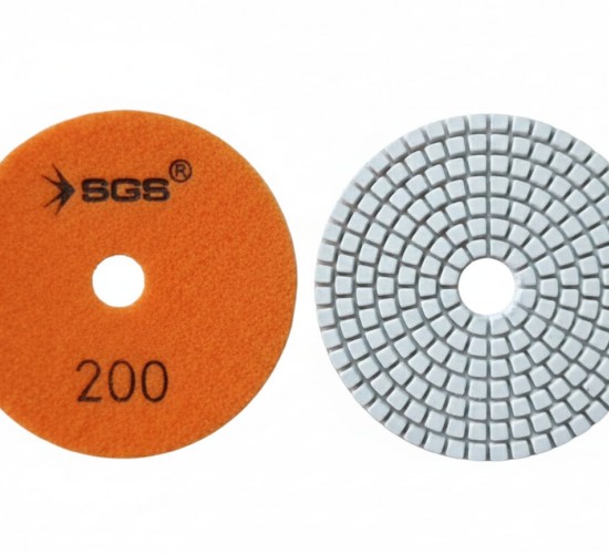 SGS ELMAS POLİSAJ PEDİ 100 MM 200 KUM ISLAK-WET SGS2352