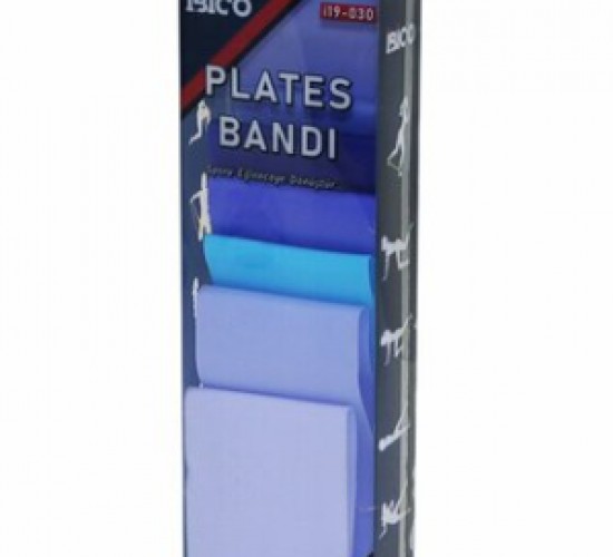 İBİCO İ19-030 ( 5PCS ) ( SİLİKON & ESNEK ) PLATES BANTI RENKLİ ( DİRENÇ = 10-15-20-30-40 SEVİYE )*100