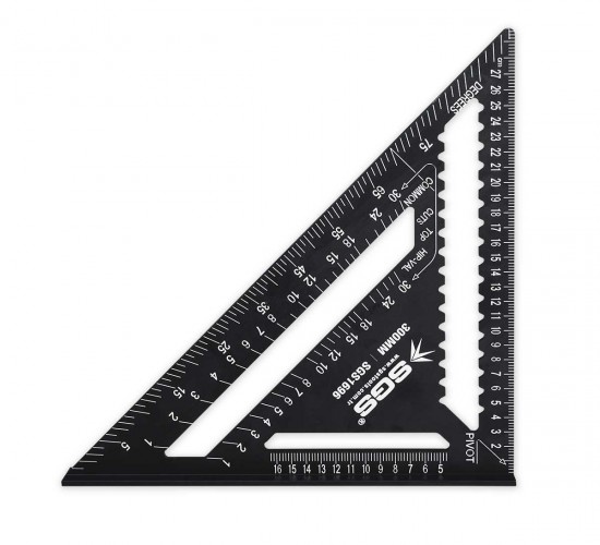 SGS ALÜMİNYUM ÜÇGEN GÖNYE 300 MM SGS1696
