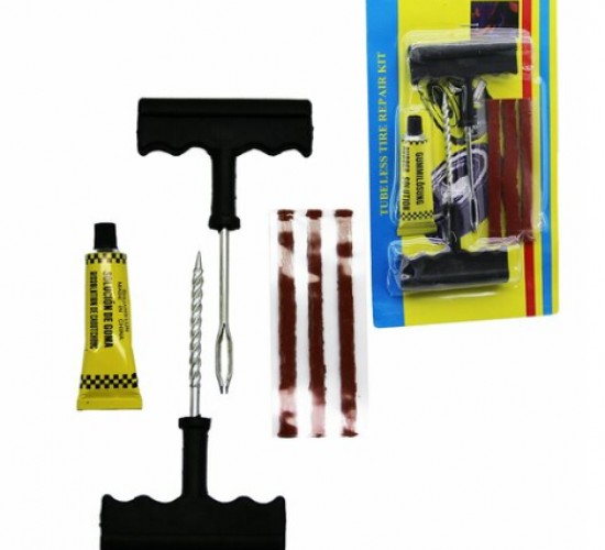 İBİCO NO-395 TUBELESS TIRE REPAIR KIT ( 6PCS ) ( LASTİK TAMİR & YAMA SETİ )*10X20