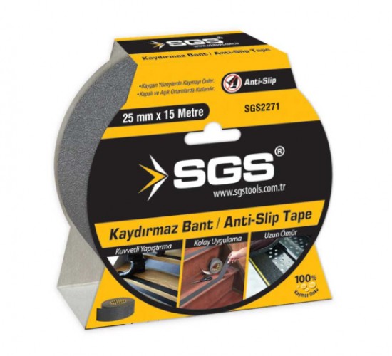 SGS MERDİVEN KAYDIRMAZ BANDI 25MM*15MT SGS2271