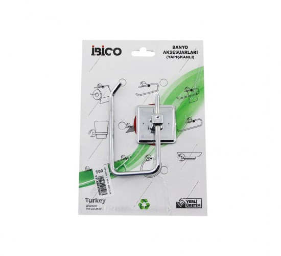 İBİCO BANYO BNY-508 ( METAL ) ( AÇIK WC ) KAĞITLIK ( YAPIŞKANLI MONTAJ )*50