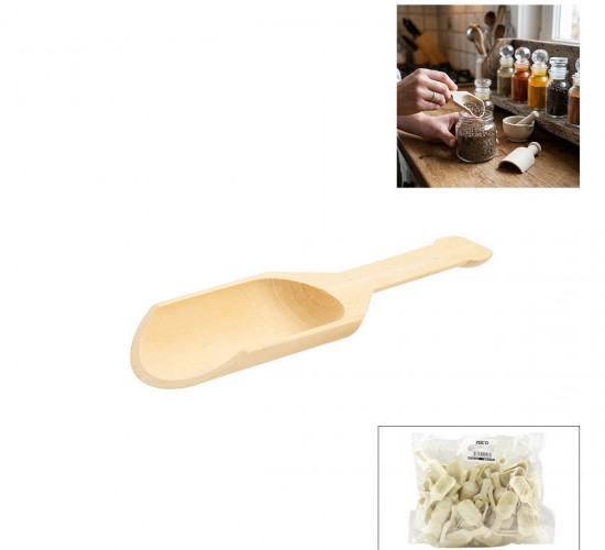 İBİCO İ22-404 ( 2.5CM ) ( AHŞAP BAMBU ) KÜREK BAHARAT ( KAŞIK & KÜREK )*50X30