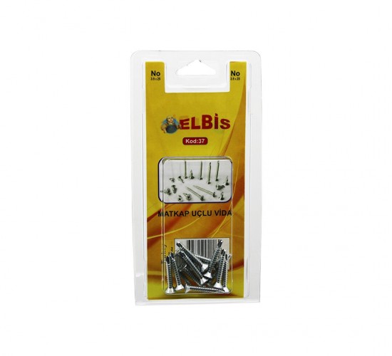 ELBİS-37 3.9X25 MATKAP UÇLU AKILLI VİDA*12X24