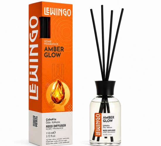LEWİNGO ( 110ML ) ( AMBER GLOW ) BAMBU ORTAM KOKUSU ( CAM ŞİŞE )*24=K