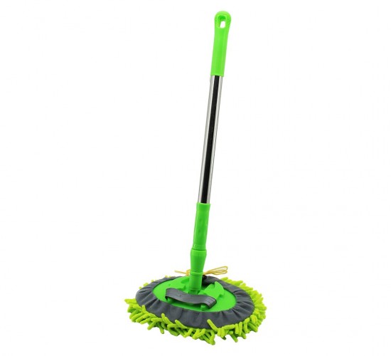 İBİCO İ21-021 ( 25CM & OVAL ) ( MAKARNA ) MOP RENKLİ MİKROFİBER ( 180° HAREKETLİ & UZAYAN METAL SAPLI= 54--90CM )*100