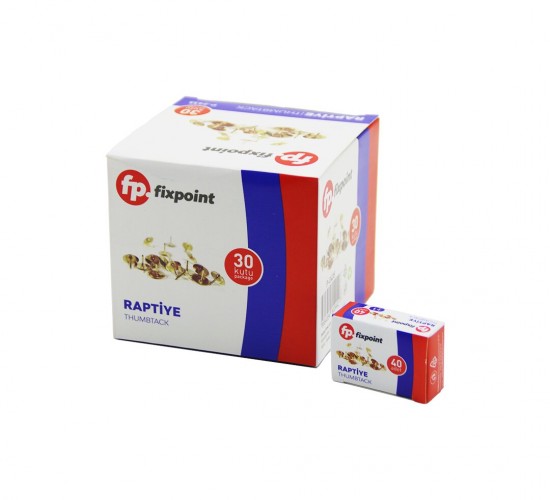 FİXPOİNT P-2435 ( 40PCS ) METAL RAPTİYE ( KUTULU )*30X40