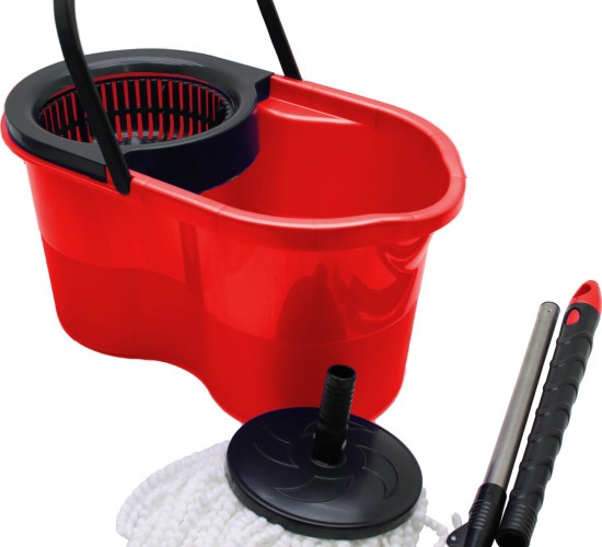 ZAMBAK ZP-188 ( 18LT---KUTULU---) ( OTOMATİK DÖNERLİ ) KOVA MOP TEMİZLİK SETİ*1