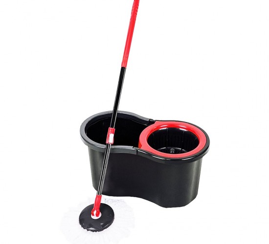 ZAMBAK ZP-280 LODOS ( 13LT & SİYAH & ŞİRİNK ) ( OTOMATİK DÖNERLİ ) KOVA MOP TEMİZLK SETİ*1