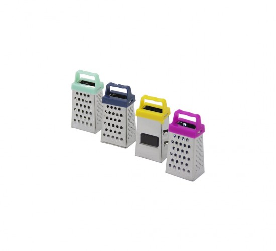 İBİCO İ22-051 ( MİNİ=2.7X3.5X6CM ) ( 4GEN & 3 BÖLÜM ) ( METAL ) ( SARIMSAK ) RENDE ( MIKNATISLI ) ( PLASTİK SAPLI )*600
