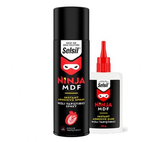 SELSİL NİNJA MDF KİT HIZLI YAPIŞTIRICI 400 ML + 100 GR 2827*25X