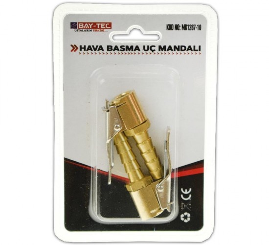BAY-TEC 2 Lİ HAVA BASMA UÇ MANDALI 8 MM MK-1287-10
