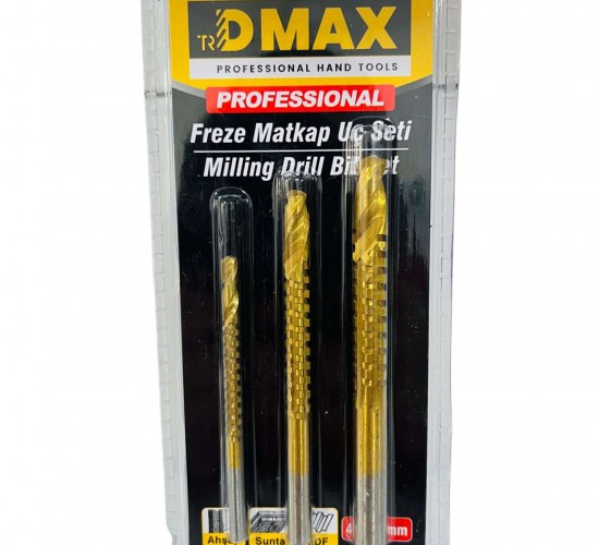 Dmax Freze Matkap Uc Seti 3 Parça DMX4690