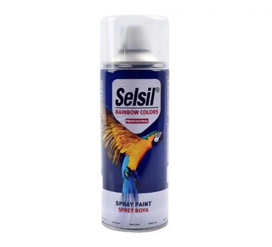 SELSİL RAINBOW RAL 9005 MAT SİYAH 400ML SPREY BOYA
