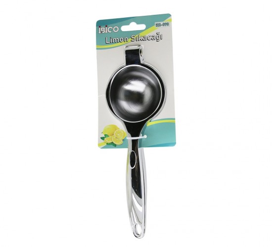 İBİCO İ22-090  ( LÜX ) ( KOLLU PRES MODELİ ) ( ÇELİK METAL ) LİMON & MEYVE SIKACAK ( ÇAP: 7CM ) (DERİNLİK: 4CM) (SAPLI : 21.5CM)*48