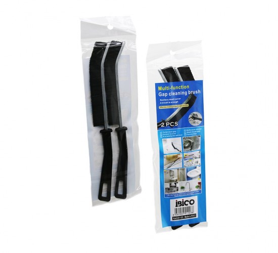 İBİCO İ21-123 ( 2PCS ) ( ÇOK AMAÇLI ) ( SİYAH ) TEMİZLİK FIRÇASI ( METAL KIL TUTACAK ) ( PLASTİK SAPLI )*20X15