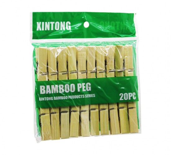 İBİCO İ21-082 XINTONG BAMBOO PEG ( 20PCS ) AHŞAP BAMBU MANDAL*250